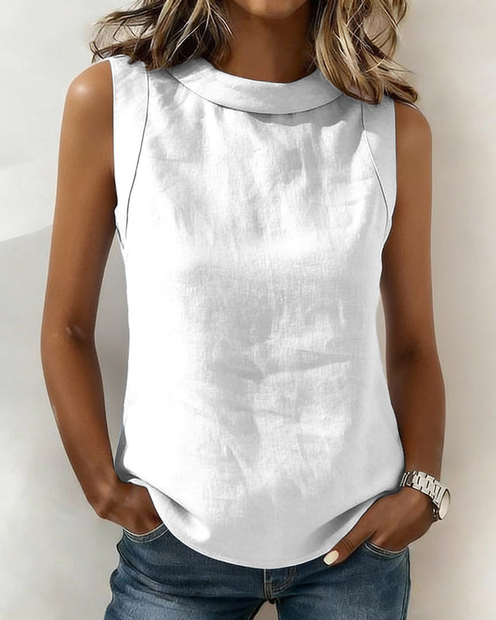 Sleeveless Elegant Blouse