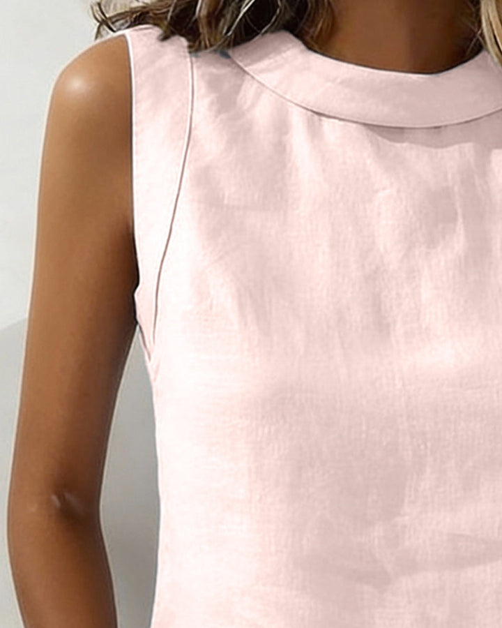 Sleeveless Elegant Blouse