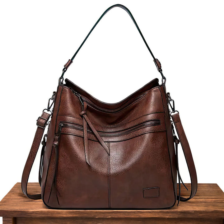Leather Flap Shoulder Bag