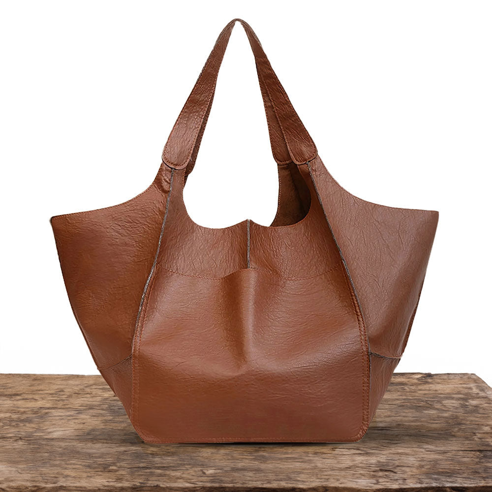 Vintage-Inspired Convertible Shoulder Bag