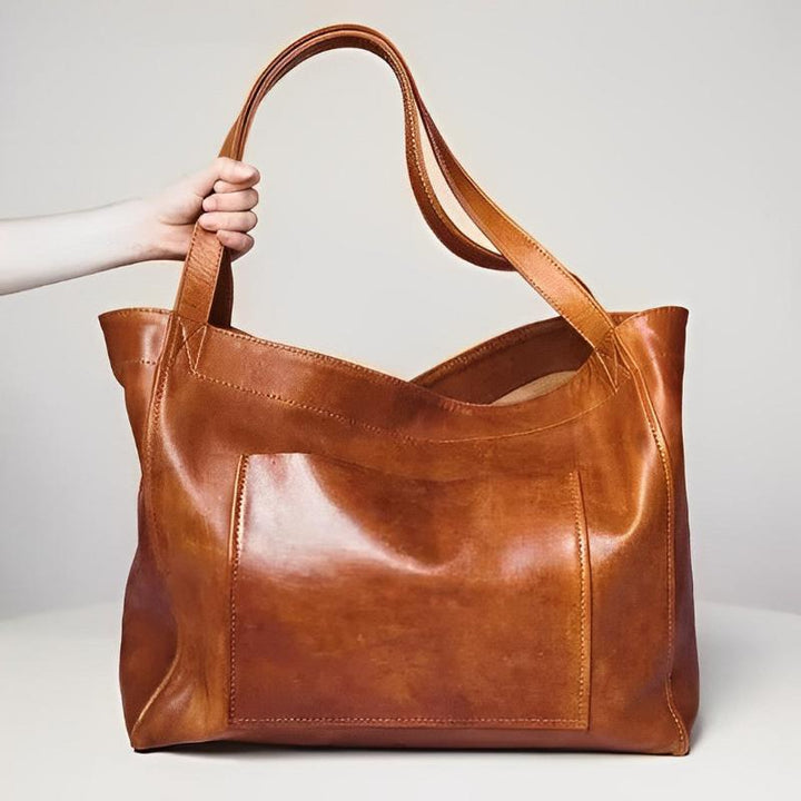 Retro PU Leather Handbag