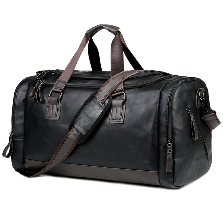 Leather Travel Tote Bag
