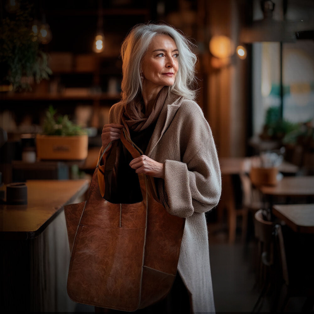 Vintage-Inspired Convertible Shoulder Bag