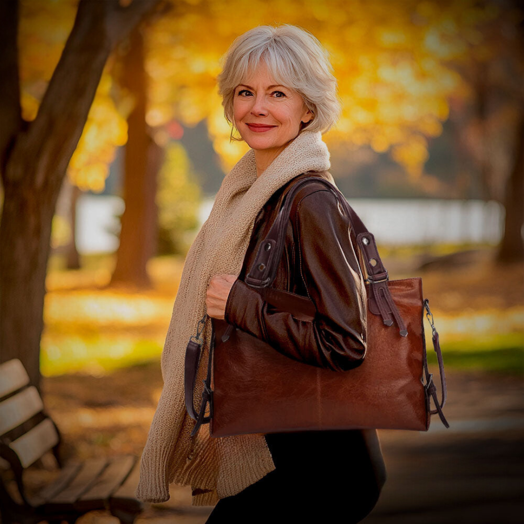 Full-Grain Leather Travel Bag