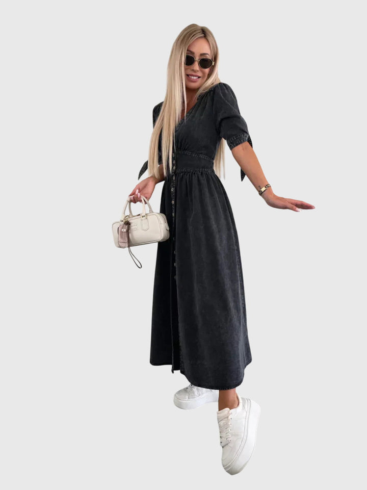 Sophia™ | Elegant Denim Dress