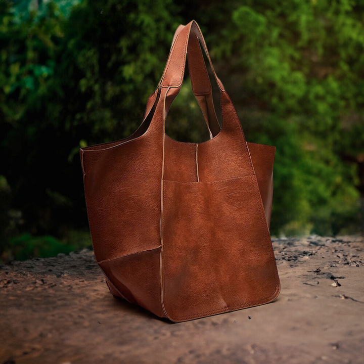 Vintage-Inspired Convertible Shoulder Bag