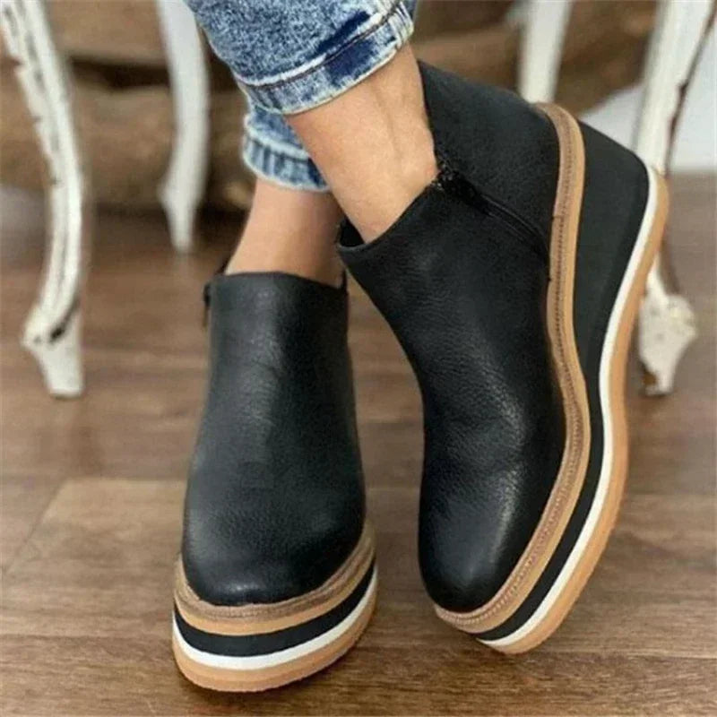 Fiona | Women’s Winter Platform Chelsea Boots