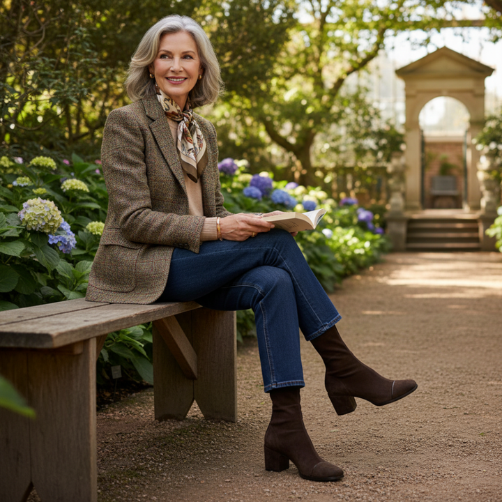 Jennifer | Elegant Comfort Heel Boots