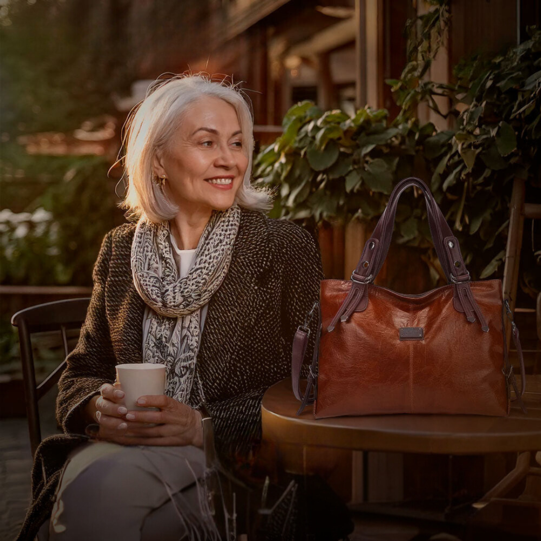 Full-Grain Leather Travel Bag