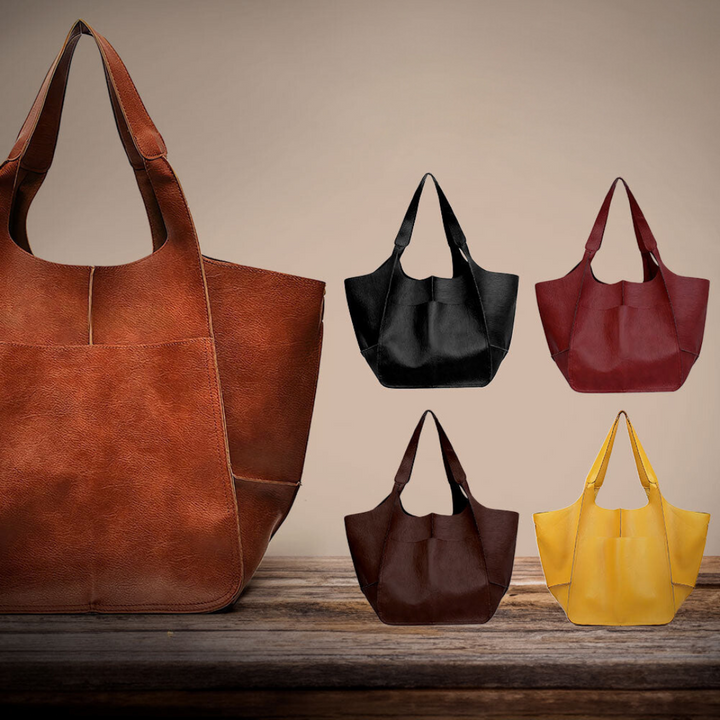 Vintage-Inspired Convertible Shoulder Bag