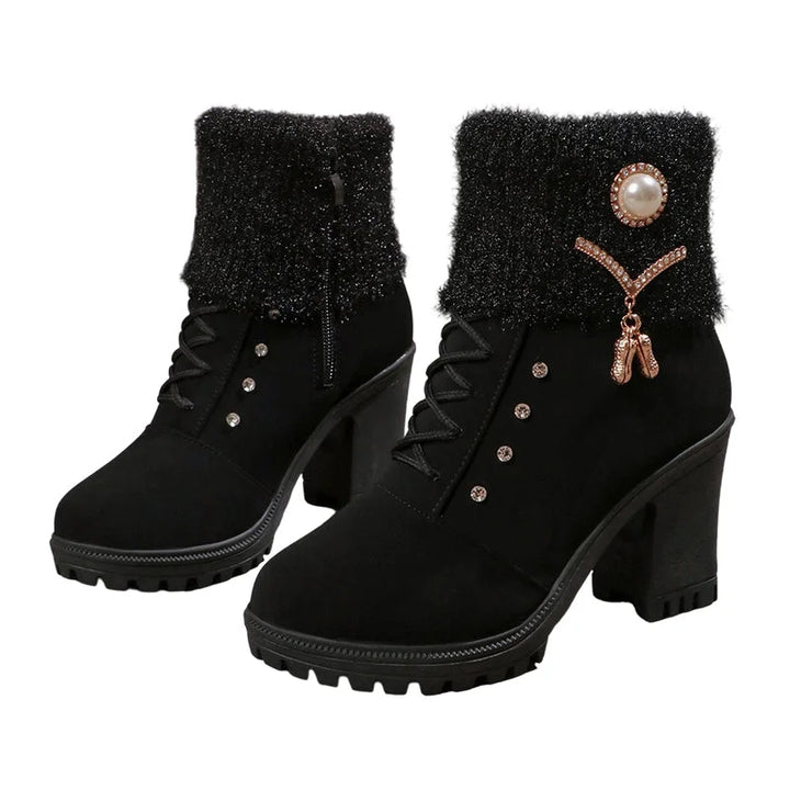 NORDICA™ | Thick Warm Chunky Heel Boots