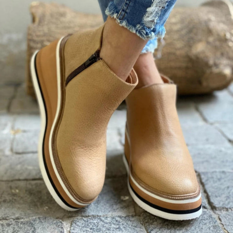 Fiona | Women’s Winter Platform Chelsea Boots