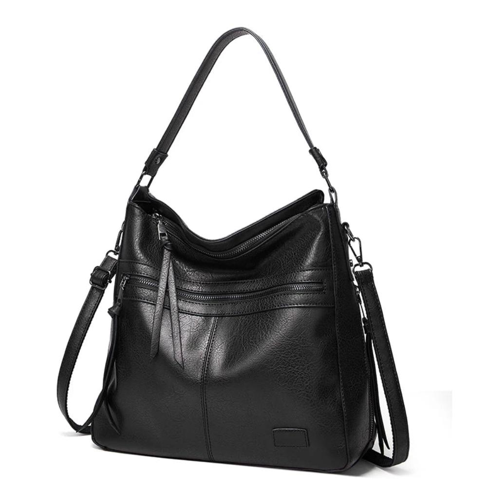Leather Flap Shoulder Bag