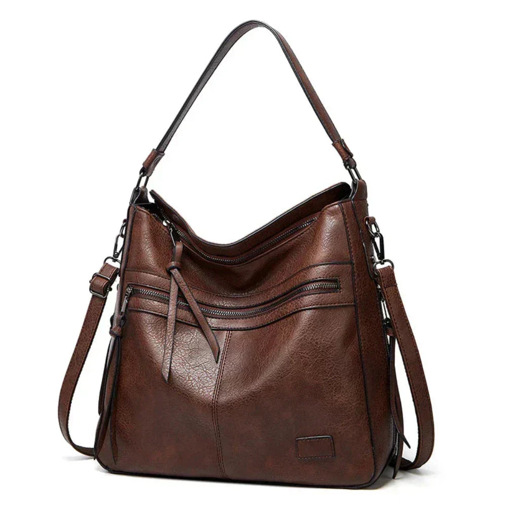 Leather Flap Shoulder Bag