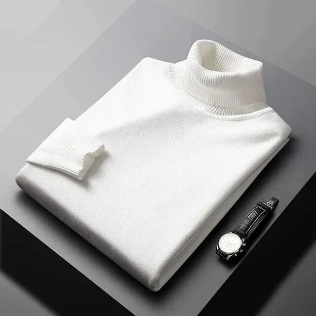 Monte Carlo Cashmere Roll Neck Jumper