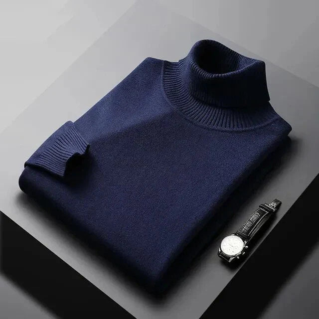 Monte Carlo Cashmere Roll Neck Jumper