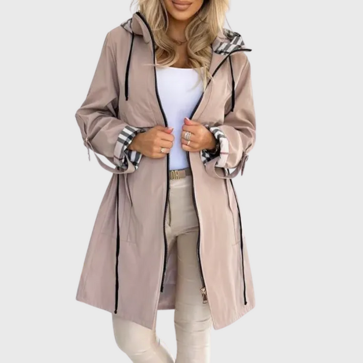Levianna | Slimming All-Weather Hooded Coat