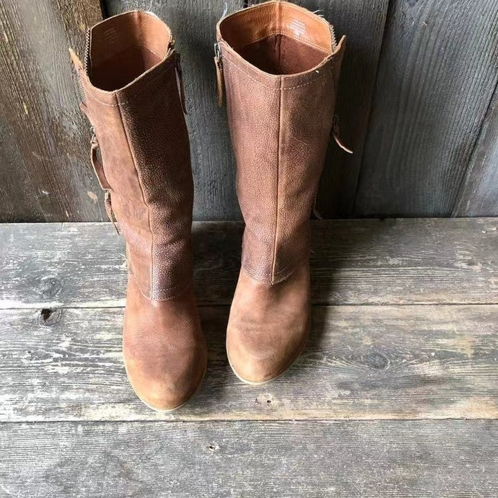 Anerisse - Women's winter boots in waterproof leather with a timeless style