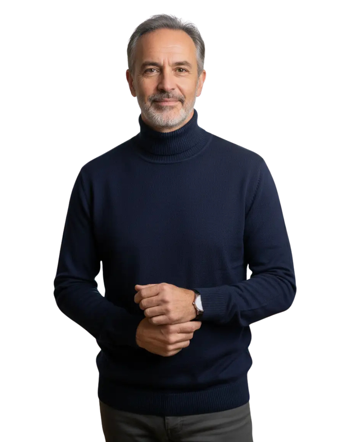 Monte Carlo Cashmere Roll Neck Jumper