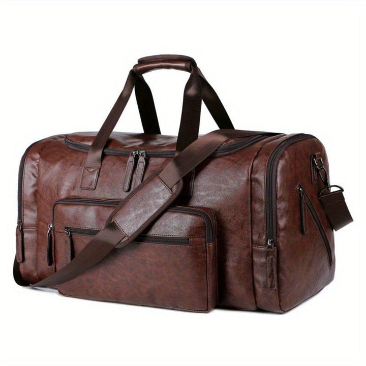 Leather Travel Tote Bag