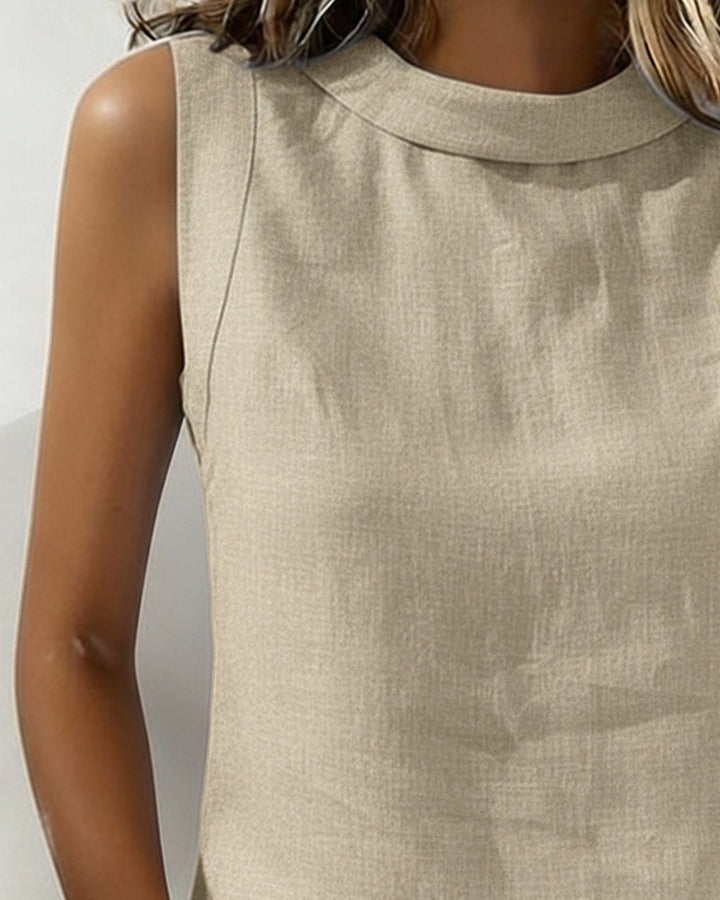 Sleeveless Elegant Blouse