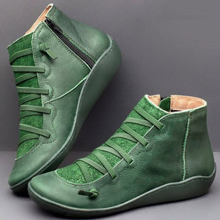 Rosalee - Comfortable leather boots with arch support