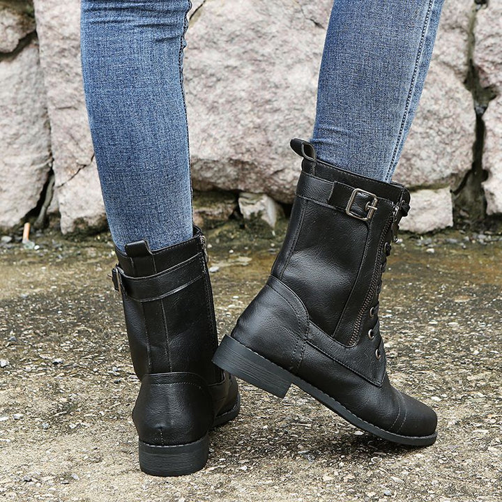 Félice - Elegant Orthopedic Leather Boots